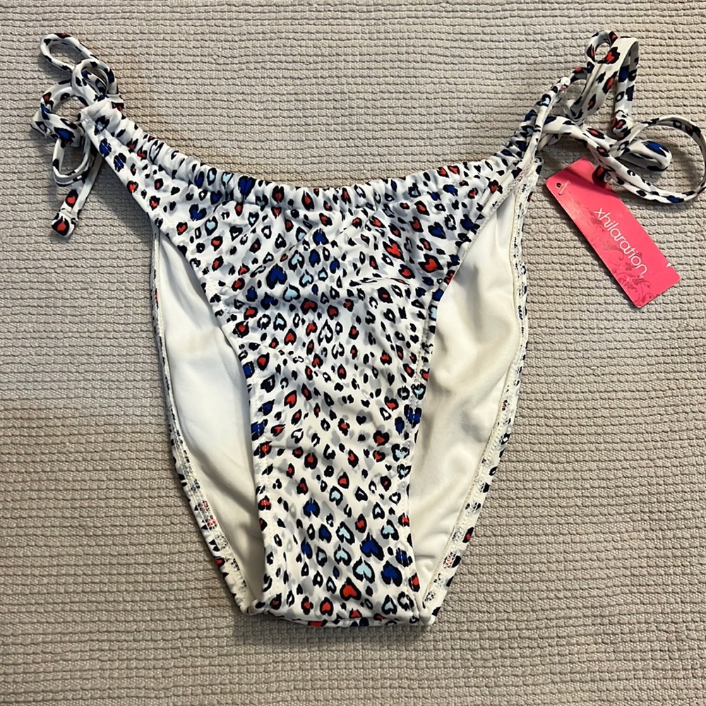 String Bikini High Leg Swimsuit Bottoms